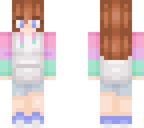 spring multi color hoodie girl