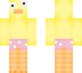 a duck in his pants