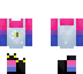 bi sweater with short overalls (fixed)