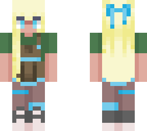 blue orchid villager (woman)