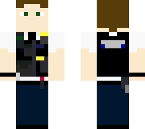 british police constable w/ short sleeve + stab vest