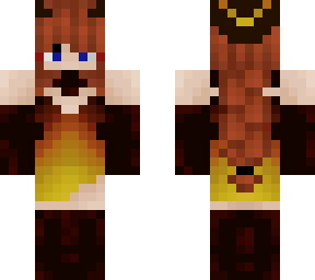 flaming demon