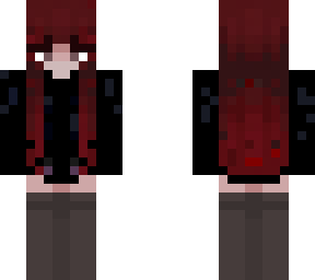 goth redhead