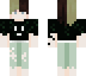 green & black