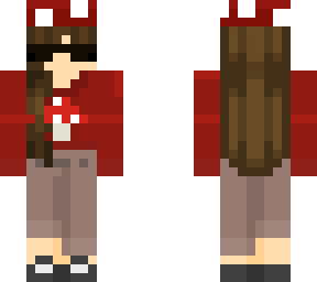 mushroom person with long hair