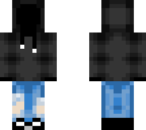 mysterious hoodie w/ jeans