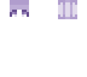 purple hair and eyes base
