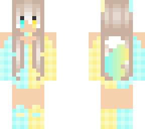 remake of wolf girl(yellow and blue)