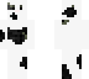 white and black bunnie