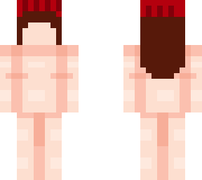 ~hb~ short hair girl in red beanie