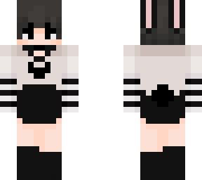 black haired  bunny