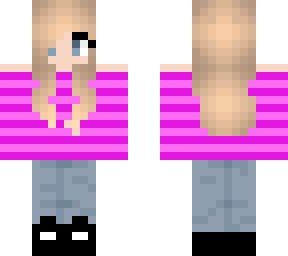 girl with pink shirt