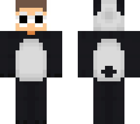 gogs in a panda onesie