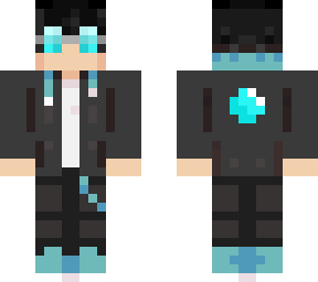 personal skin (glasses down and long sleeves)