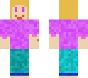 purpel,pink girl