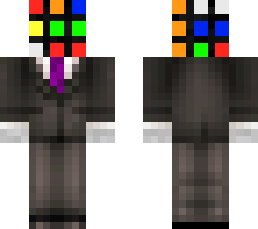 rubiks cube (my scramble) with suit fixed