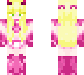 soft demi-demon girl | Minecraft Skin