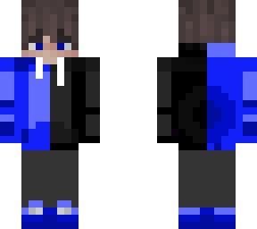 black and blue boy
