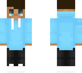 blue guy with hoodie
