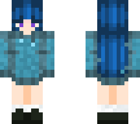 blue haired