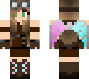 cotton candy wings steampunk dragon girl