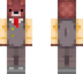 dressed up brown bear