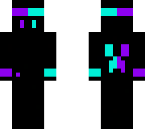 edited verson of glitchted ninja for purple and cyan