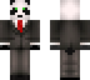 green suit panda