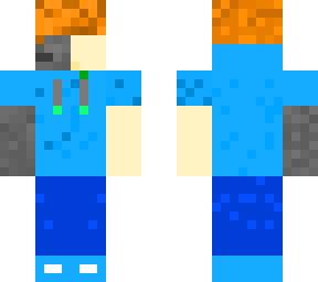 littlebluegamer's skin (cyborg + animatable version)