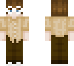 tan button up with glasses