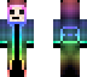 watercube in rainbow hoddie