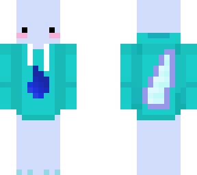 blue axolotl in a hoodie (updated)