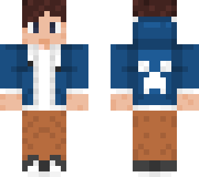 blue creeper hoodie