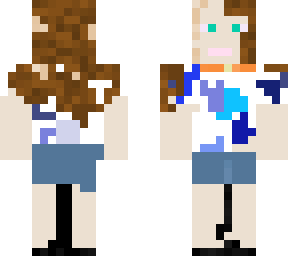 blue girl