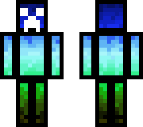 blue/green fade creeper w/ drip/ fade