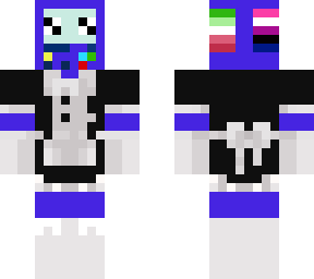 bmo in maid dress abro***ual + genderfluid (flags can be changed if needed)