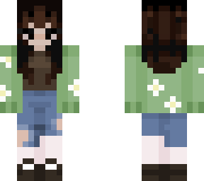 edit of a girl with a flower cardigan sorry idrk what to name it with headphones