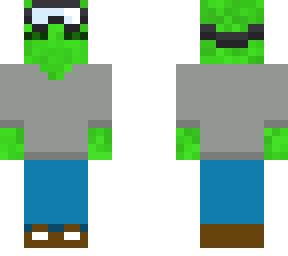 emerald skier enderman