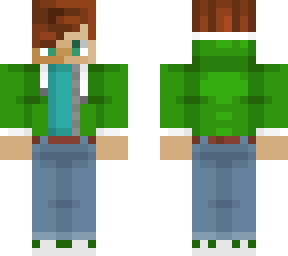 green hoodie boy - city life