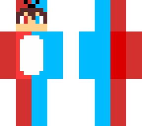 half red half blue jack