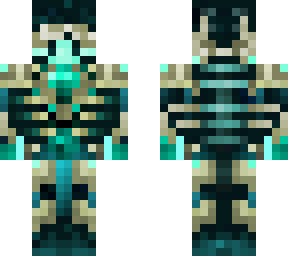 i added more of the bone thing to the sculk skin creator and skin in description