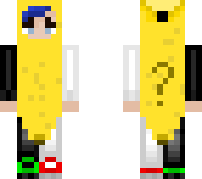 my friend in a banana costume