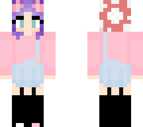 purple catgirl mushroom