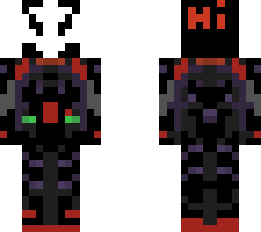 reaper/clownpierce with black rei plugsuit.
