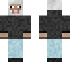 sheep with hoddie