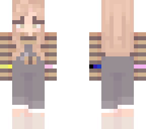 tubbo bee girl w/ pan and gendefluid flag braclet