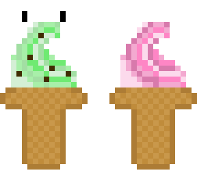 waffle-cone ice cream
