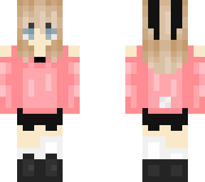 blonde sweater bunny girl cute