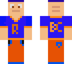 blue and orange