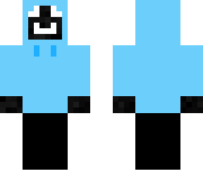 blue hoodie